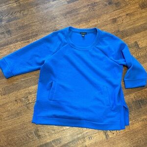 Tribal Bright Blue Women's Sweatshirt size XL